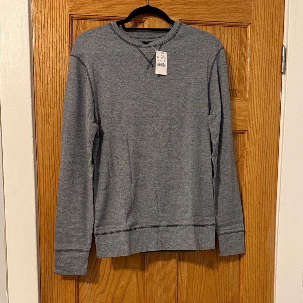 J. Crew Gray Long Sleeve Tee